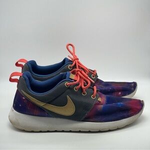Nike Roshe One Galaxy Multicolor Print Sneakers